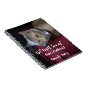 Ginger Cat Photo Get Well Soon , Spiral Notizblock (Rechte Seite)