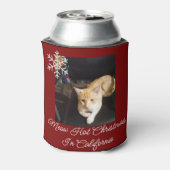 Ginger Cat Photo Text Customize Dosenkühler (Kanne Rückseite)
