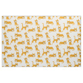 Ginger Cat Posen Stoff (Yard (91,4 cm))