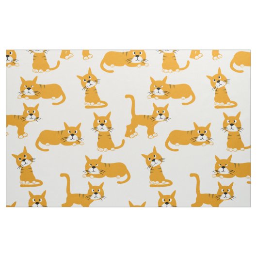 Ginger Cat Posen Stoff (Fat Quarter (45,7 x 55,9 cm))