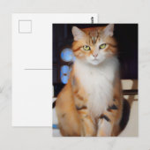 Ginger Cat Postkarte (Vorne/Hinten)