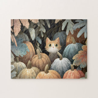Ginger Cat Pumpkin Patch Puzzle