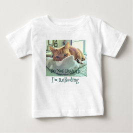 Ginger Cat sagt nicht stören Baby T-shirt