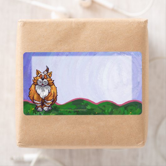 Ginger Cat Shipping Labels (Insitu)