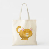 Ginger Cat Tote Bag Tragetasche (Rückseite)