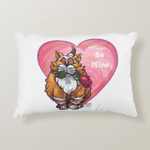 Ginger Cat Valentine's Day Dekokissen