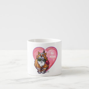 Ginger Cat Valentine's Day Espressotasse