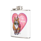 Ginger Cat Valentine's Day Flachmann (Links)