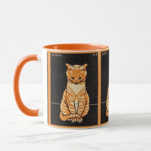 Ginger Cat von Julie de Graag Tasse (Links)