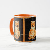Ginger Cat von Julie de Graag Tasse (Vorderseite Links)