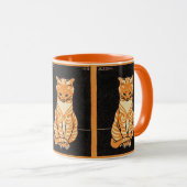 Ginger Cat von Julie de Graag Tasse (VorderseiteRechts)