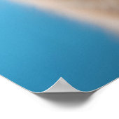 Ginger Cat Wearing Glasses Poster (Ecke)