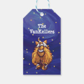 Ginger Cat Weihnachtsgeschenke Tags Geschenkanhänger (Rückseite)