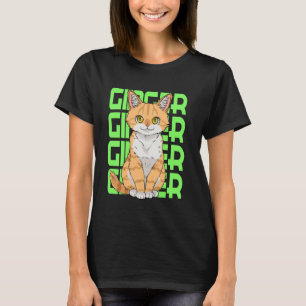 Ginger Cat Wertungstag Niedlich Tabby Kitten Sept T-Shirt