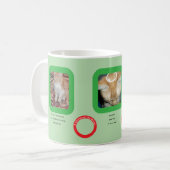 Ginger Cat Whimsical Christmas Classic Tasse, 11 o Kaffeetasse (Vorderseite Links)
