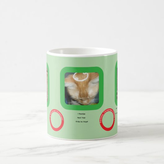 Ginger Cat Whimsical Christmas Classic Tasse, 11 o Kaffeetasse (Mittel)