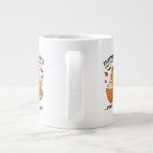 Ginger Cat Witch - Niedliches Halloween-Design mit Jumbo-Tasse (Rückseite)