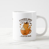 Ginger Cat Witch - Niedliches Halloween-Design mit Jumbo-Tasse (Rechts)