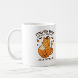 Ginger Cat Witch - Niedliches Halloween-Design mit Kaffeetasse