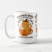 Ginger Cat Witch - Niedliches Halloween-Design mit Kaffeetasse (Links)