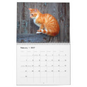 Ginger Cats Foto Wall Calendar Kalender (Feb 2027)