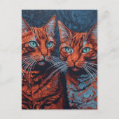 Ginger Cats Postkarte (Vorderseite)