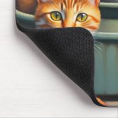 Ginger Cats Pot Pflanze, Mousepad (Ecke)