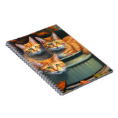Ginger Cats Pot Pflanze, Notebook Notizblock (Rechte Seite)