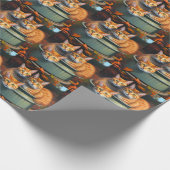 Ginger Cats Pot Pflanze, Packpapier (Ecke)