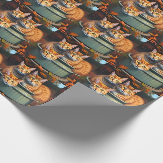 Ginger Cats Pot Pflanze, Packpapier (Ecke)