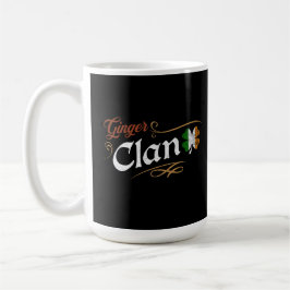 Ginger Clan Irisches Erbe Shamrock Vintage Kaffeetasse