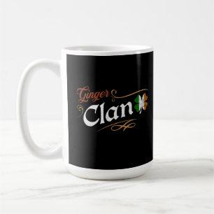 Ginger Clan Irisches Erbe Shamrock Vintage Kaffeetasse