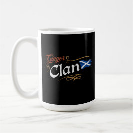 Ginger Clan Schottische Flagge Lustiges Rothaar-Er Kaffeetasse