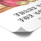 Ginger COOKIES WITH COCOA - Danke für Ihren Besuch Poster (Ecke)