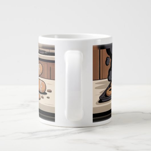 Ginger-Dead Battery Jumbo-Tasse (Rückseite)