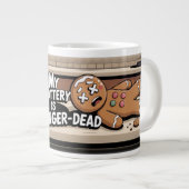 Ginger-Dead Battery Jumbo-Tasse (Vorderseite Rechts)