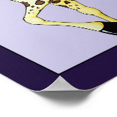 Ginger die Giraffe Poster (Ecke)