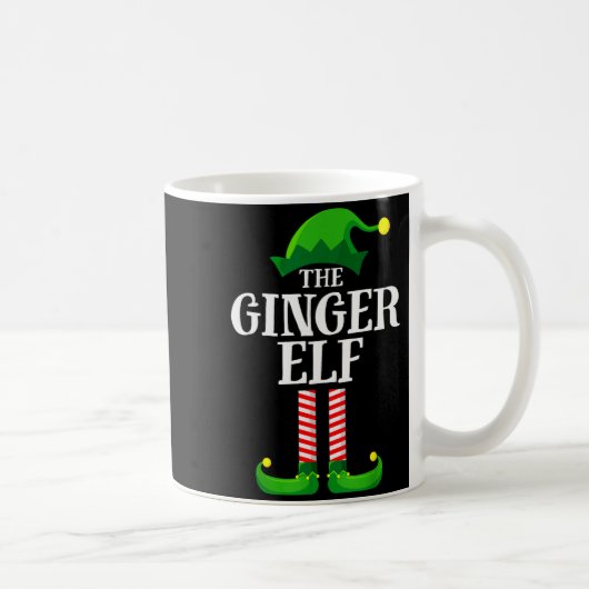 Ginger Elf Matching Family Group Christmas Party P Kaffeetasse (Rechts)