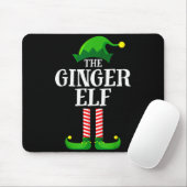 Ginger Elf Matching Family Group Christmas Party P Mousepad (Mit Mouse)