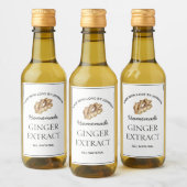 Ginger Extract Label Weinetikett (Flaschen)