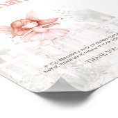 Ginger Fairy Baby Duschdusche Windeln Raffel Tafel Poster (Ecke)