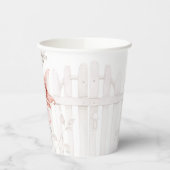 Ginger Fairy Girl Baby Shower Pappbecher (Links)