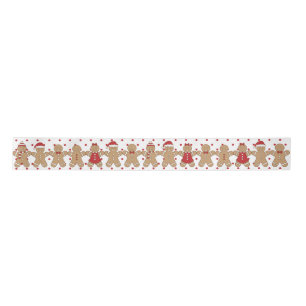 Ginger Friends Gingerbread Männer + Frauen Satinband