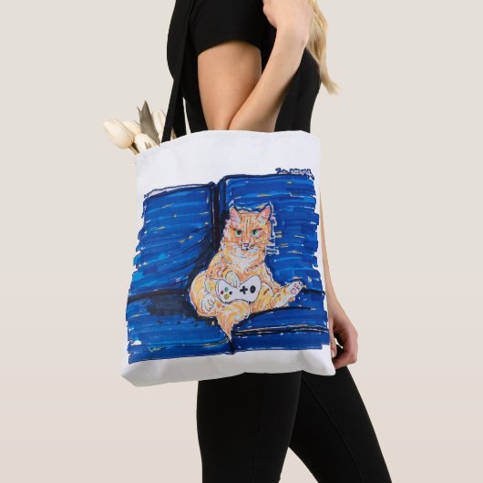 Ginger Gamer Cat Tasche (Von Nahem)
