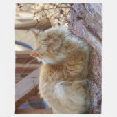 Ginger George Fleecedecke (Vorderseite)