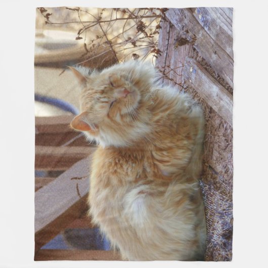 Ginger George Fleecedecke (Vorderseite)