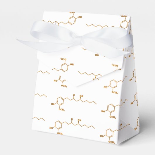 Ginger Gingerol Molecule Chemische Formel Geschenkschachtel (Vorderseite)