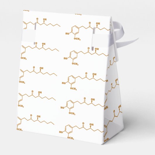 Ginger Gingerol Molecule Chemische Formel Geschenkschachtel (Rückseite)