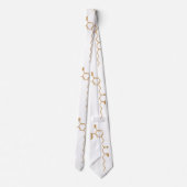 Ginger Gingerol Molecule Chemische Formel Krawatte (Rückseite)