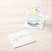 Ginger Gingerol Molecule Chemische Formel Rechteckiger Pappuntersetzer (Vor Ort)